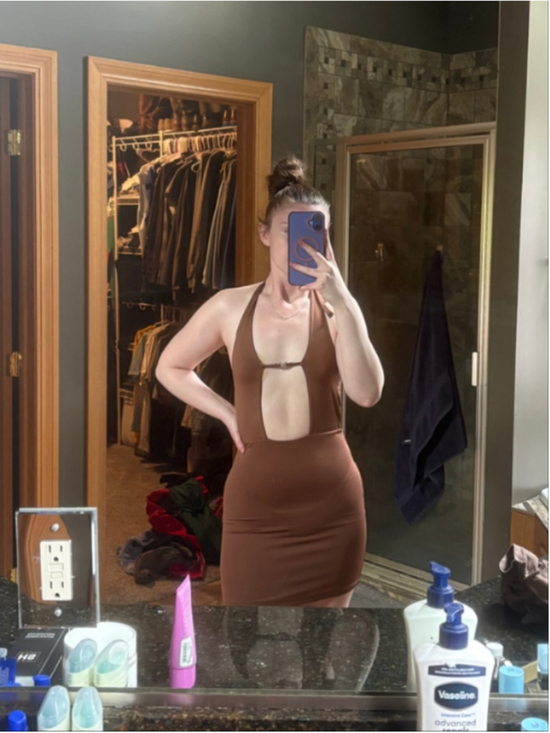 Fashion Nova Dresses & Skirts - Fashion Nova Front Cutout with Clasp Mini Dress